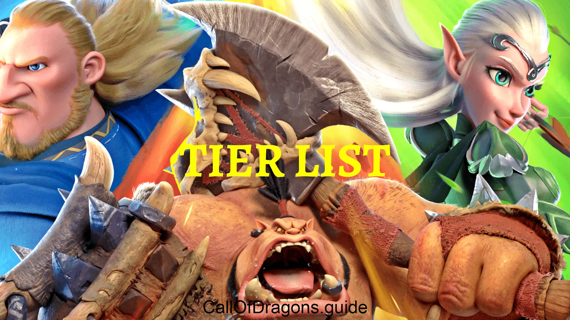 call of dragons tier list